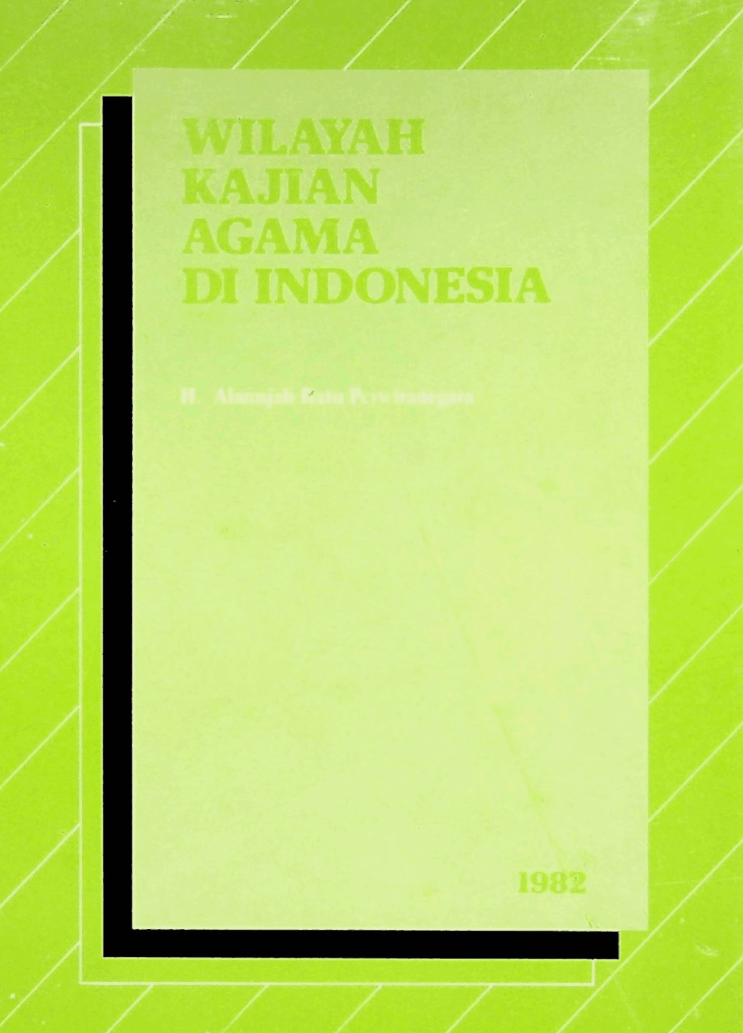 Wilayah Kajian Agama Di Indonesia